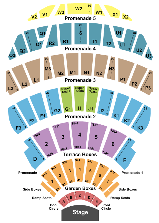 Hollywood Bowl Ricky Gervais Seating Chart